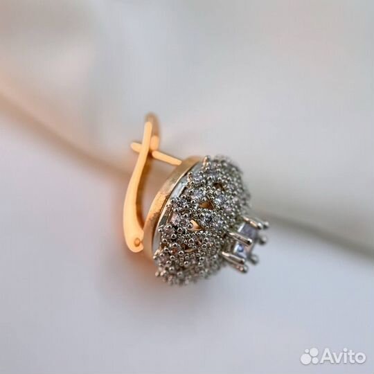 Серьги и кольцо комплект