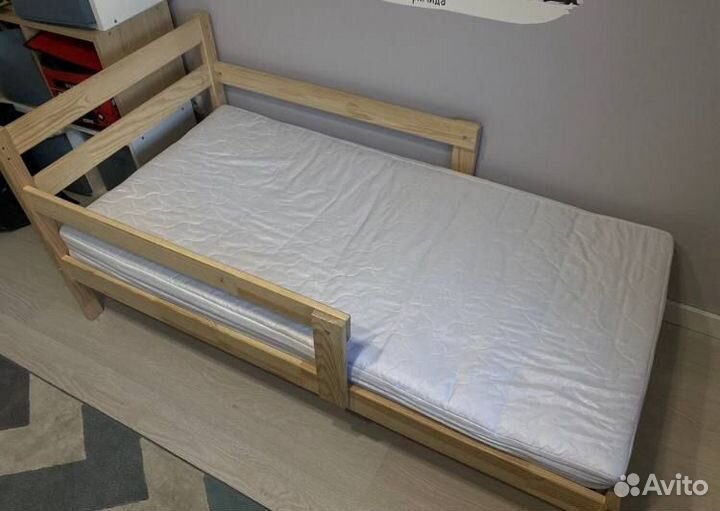 Подростковая кровать без покраски 180х80