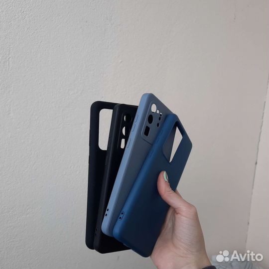 Чехол на samsung galaxy s20 ultra, черный, голубой