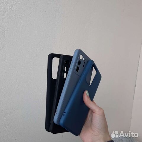 Чехол на samsung galaxy s20 ultra, черный, голубой