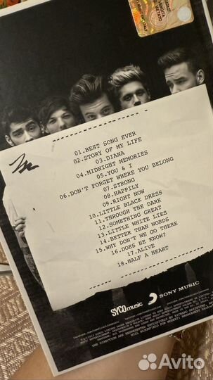 One Direction Midnight Memories CD книга