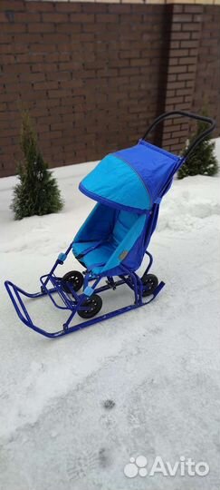 Детские санки с колесами
