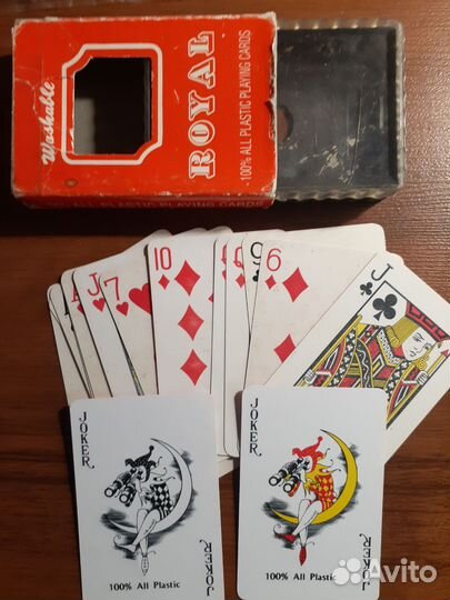 Игральные карты 90-х г.г. Эротика. Пластик