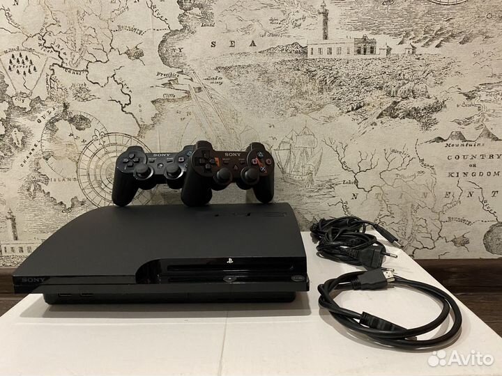 Sony PlayStation 3 Slim 500GB 2 геймпада 400+ игр