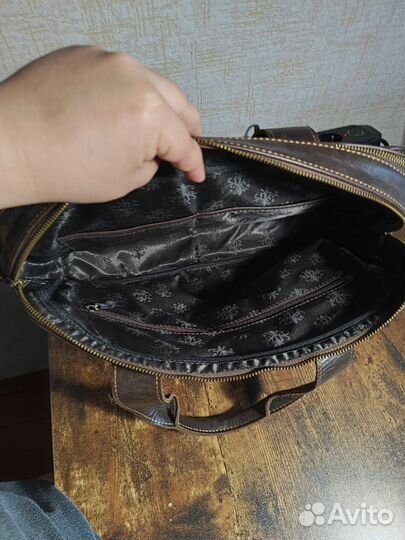 Сумка мужская натуральная кожа новая