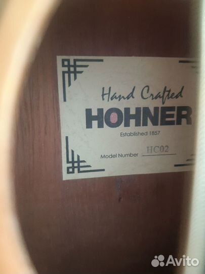 Классическая гитара hohner HC02 1/2