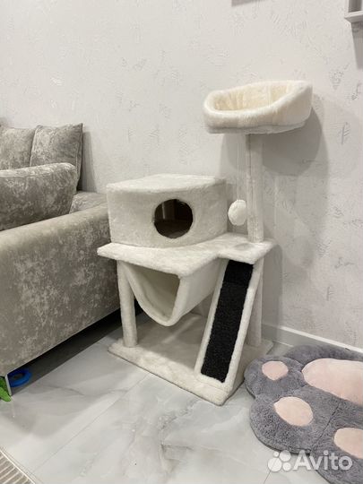 Домик для котов с когтеточкой