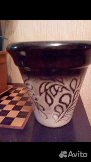 Кашпо для цветов керамика