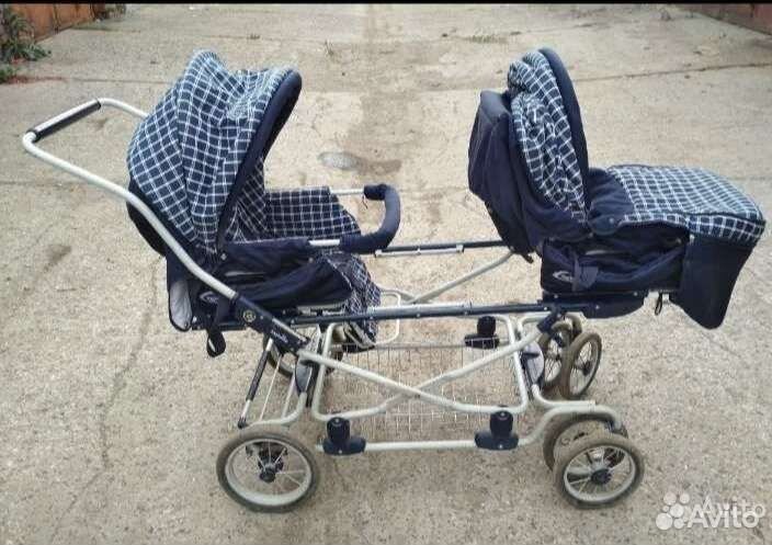 Коляска для двойни, сломано крепление капюшона