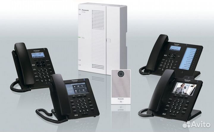 Гибридный атс Panasonic KX TA616