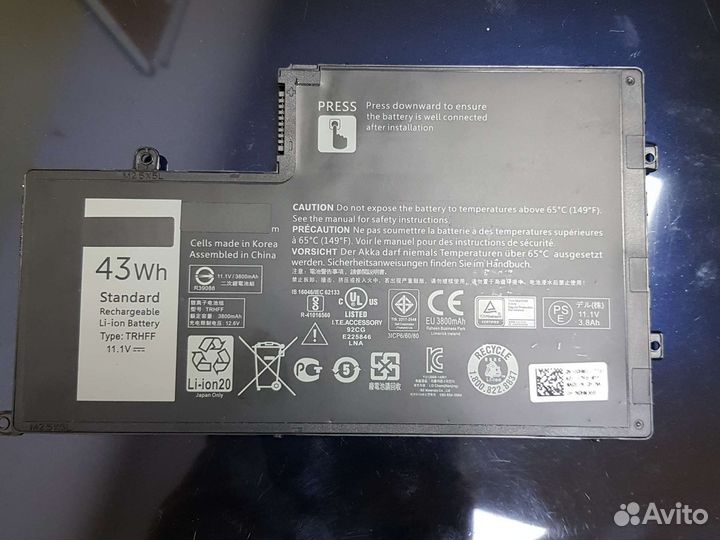 Аккумулятор для ноутбука dell inspiron 15