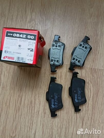 Тормозные колодки renault задние