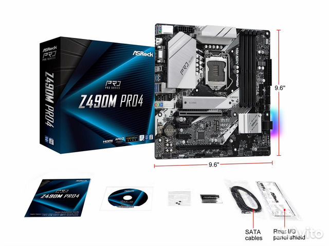 Материнская плата asrock Z490 PRO4 купить в Санкт-Петербурге ...