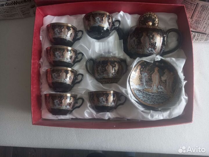Чайный сервиз новый в коробке 15 предметов