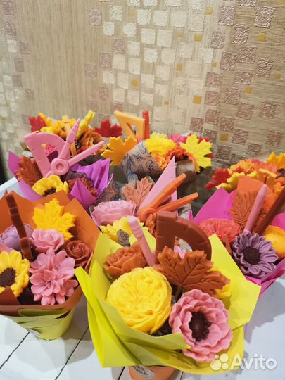 Букеты из мыла ручной работы