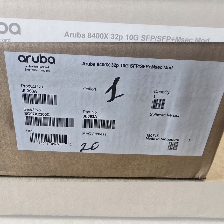 [JL363A] Aruba 8400x 32p 10g Sfp/Sfp+ Macsec Module Jl363a