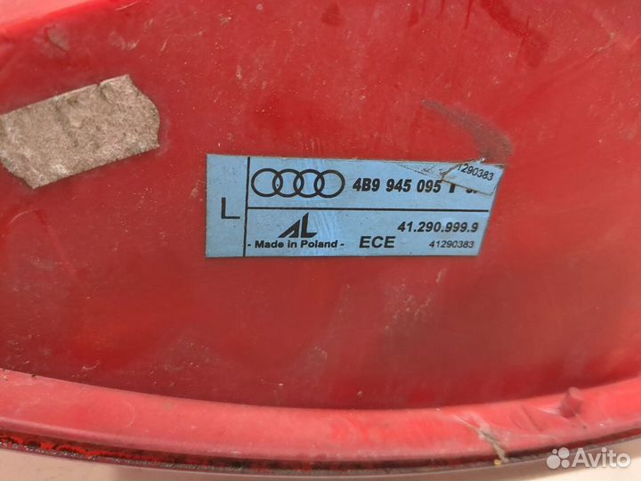 Фонарь (задний) Audi A6 (C5), 2002