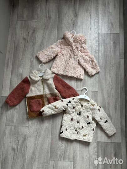 Куртки шубки на девочку 86