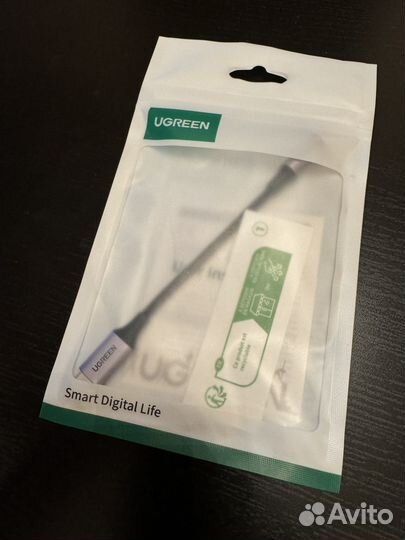 Адаптер ugreen USB-C - 3,5 Aux наушники