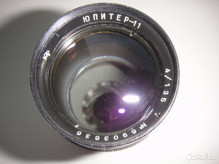 Объектив Юпитер - 11 4/135, в тубусе