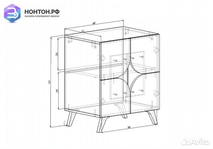 Тумба для обуви Монро шиншилла серая / дуб крафт з