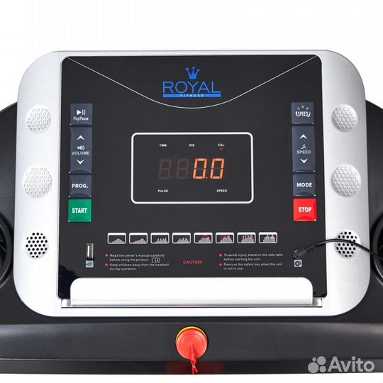 Электрическая беговая дорожка до 100 кг новая