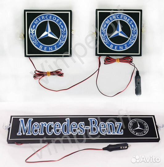 Набор светодиодных табличек для автомобиля