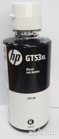 Чернила черные пигментные HP GT53xl 135мл ориг 1шт