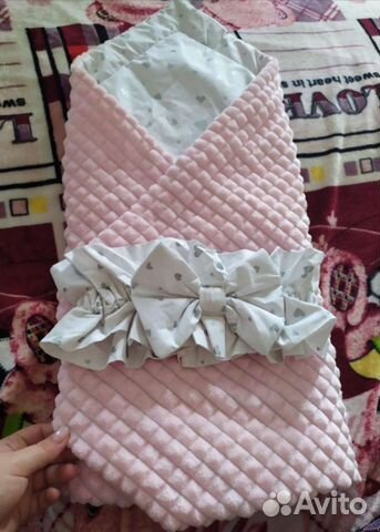 Конверт на выписку для девочки демисезонный