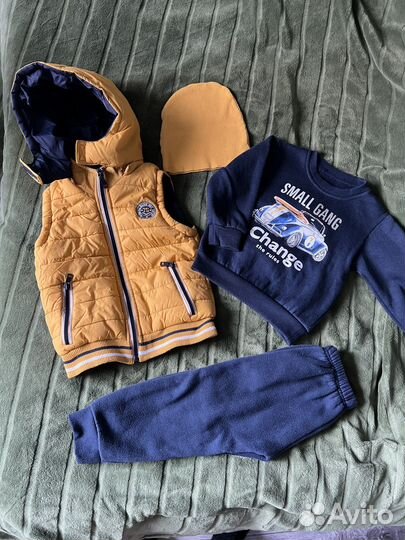 Костюм детский тройка 92