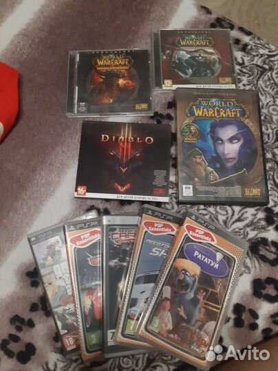 Игры WoW, Diablo 3, PsP