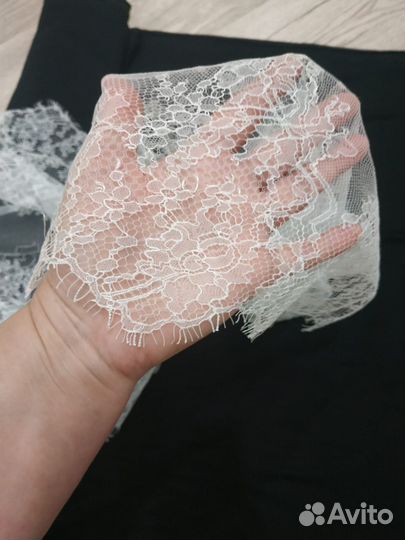 Ткань гипюр кружево Итальянский сток