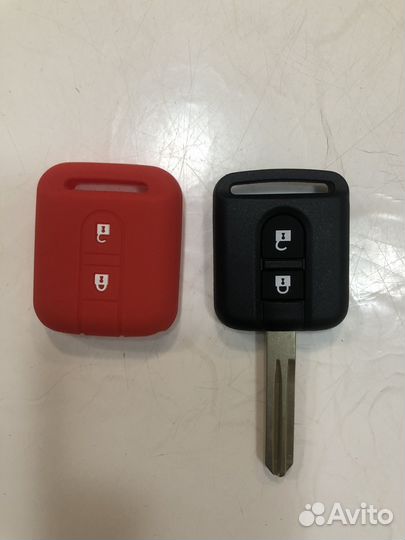 Ключ корпус для Ниссан (Nissan) с чехлом