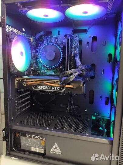 Новый Игровой пк RTX2060 Super с монитором 27