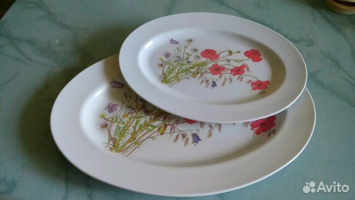 Блюдо овальные импортн