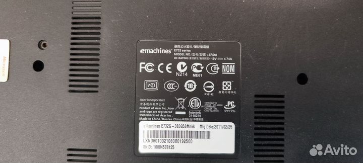 Ноутбуки и монитор (на запчасти)