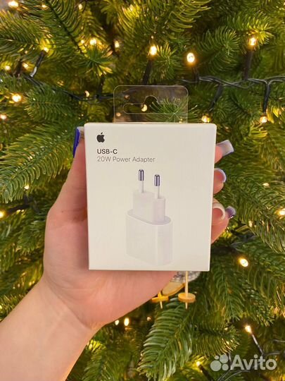 Оригинальный адаптер на айфон быстрой зарядки