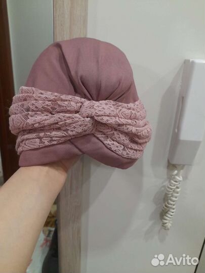 Женская шапка пакетом на осень