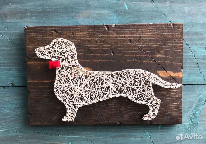 Делаю картины из гвоздей и ниток