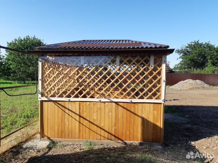 Мягкие окна для беседки