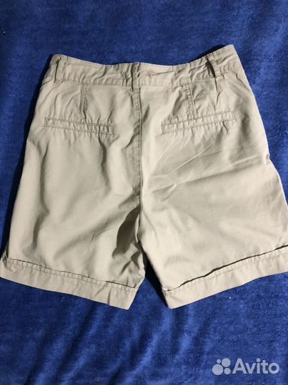 Шорты бежевые с высокой посадкой