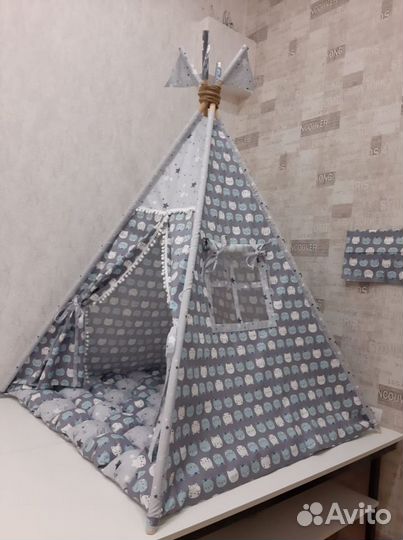 Детский Вигвам с одеялом бонбон