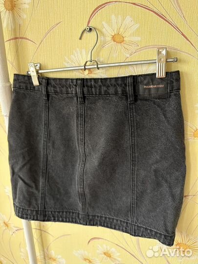 Джинсовая юбка pull bear