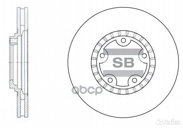 Диск тормозной SD1030 (58129-4A200, 51712-4F000