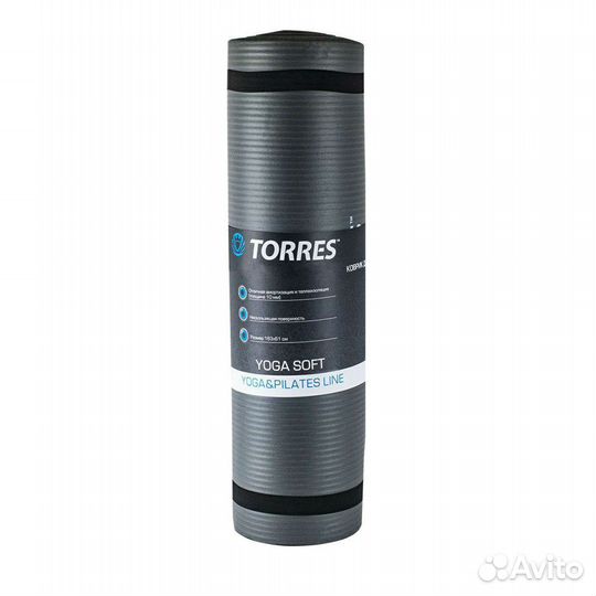 Коврик для йоги и фитнеса Torres 181-61-1см