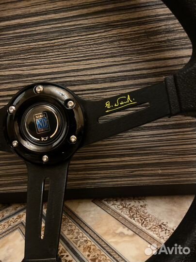 Спортивный руль Nardi черный