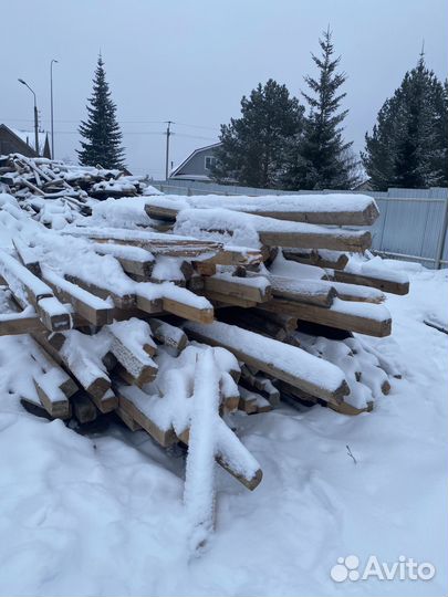 Брус строительный б/у 100х100