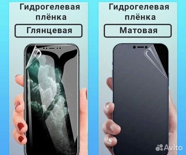 Гидрогелевая пленка на все модели телефонов