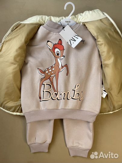 Теплый костюм на девочку Zara