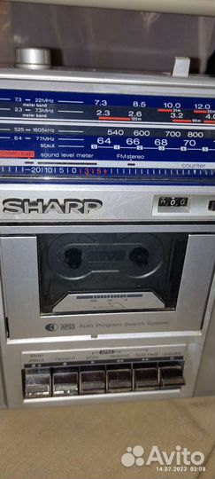 Магнитофон кассетный sharp GF5454